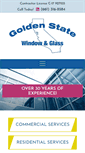 Mobile Screenshot of goldenstatewindowandglass.com